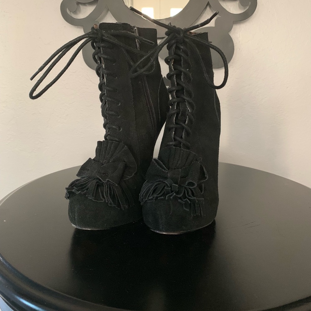 Betsey Johnson boots with heel